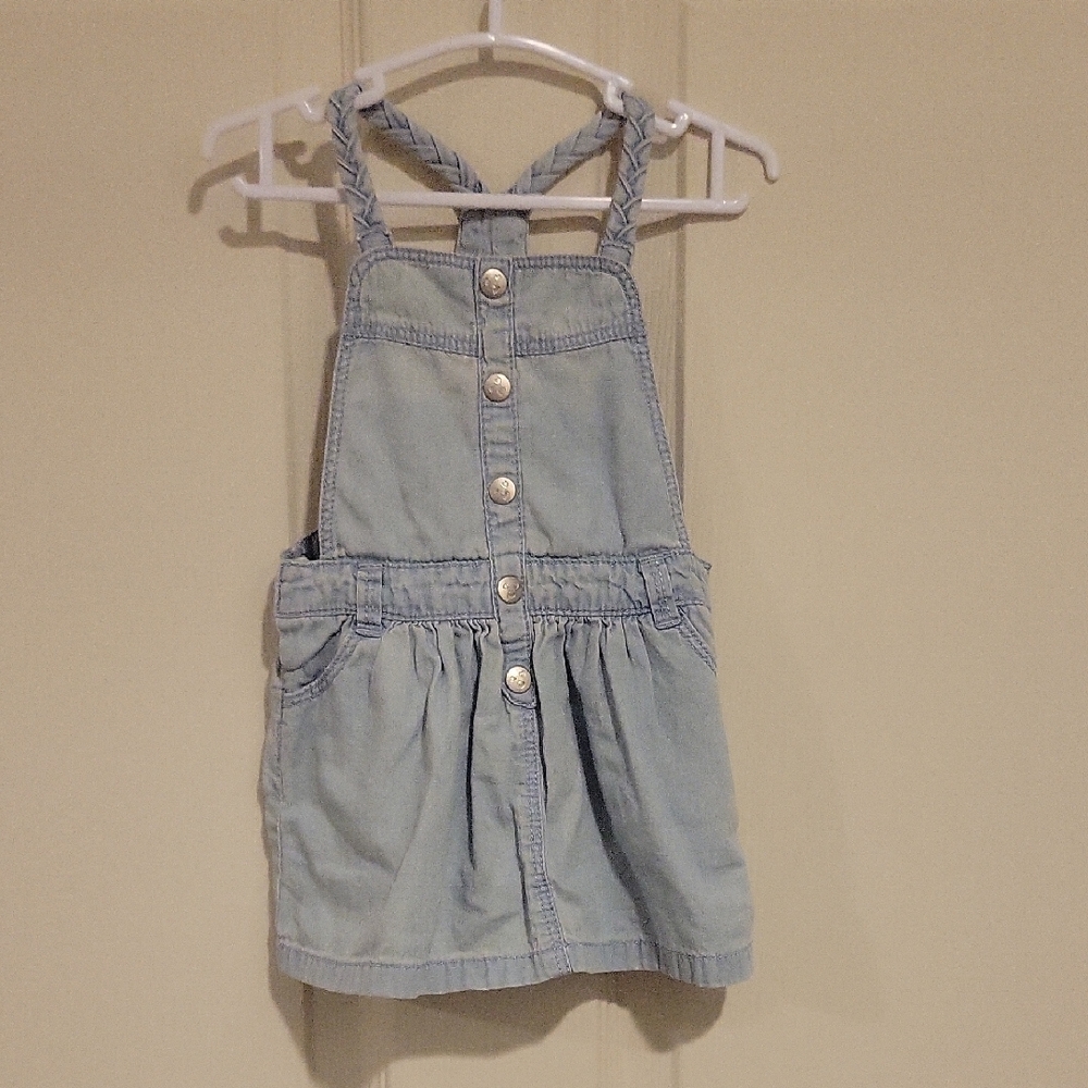 Light Blue Denim Baby Dress, 9M